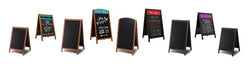 Chalkboard Sandwich Boards | Wet Erase A-Frame Signs