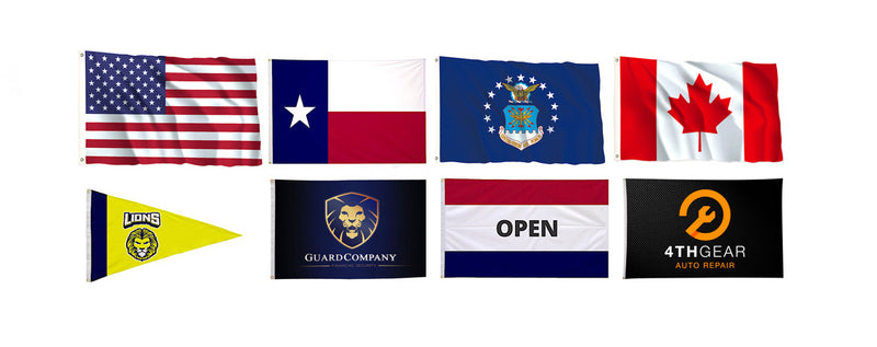 Custom Field Flags Custom Printed Flags – Displays247