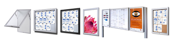 Enclosed Bulletin Boards for Outdoor Use
