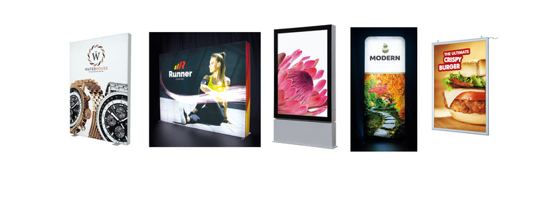 Poster Light Boxes - LED sign holders - blog image