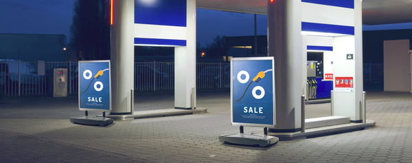 Sidewalk Signs and Sandwich Boards for posters and markers