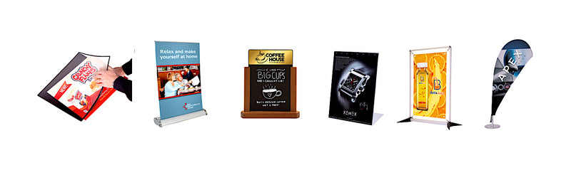 Tabletop Sign Holders - Countertop Displays - blog image