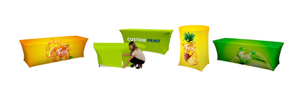 Ultra-fit Table Covers - with custom printed graphics - blog