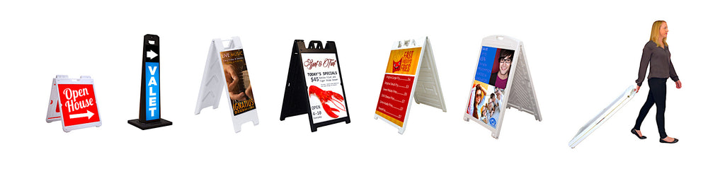 Plastic A-Frame Signs – Displays247