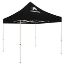 Standard Tent with 1 Imprint on Black Canopy
