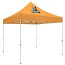Standard Tent with 1 Imprint on Orange Canopy