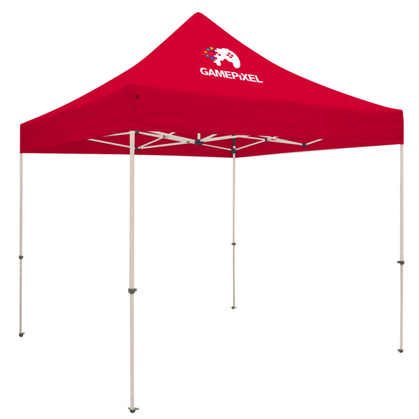 Standard Tent with 1 Imprint on Cherry Canopy #Color_Cherry 1795