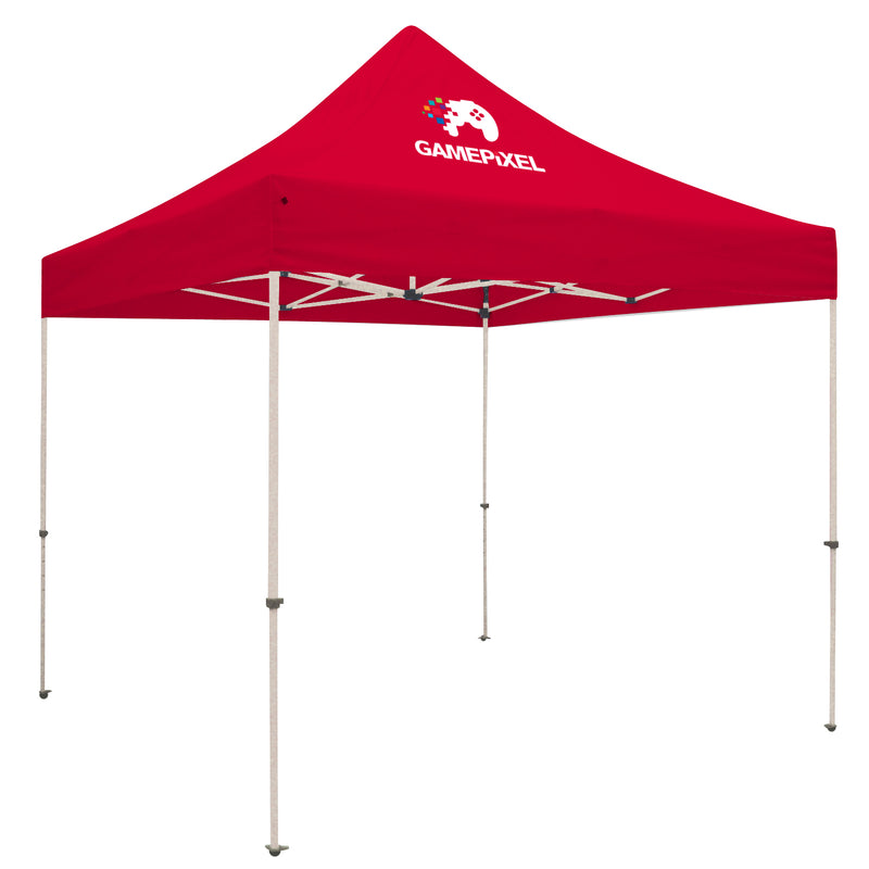 Standard Tent with 1 Imprint on Cherry Canopy