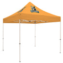 Standard Tent with 2 Imprints on Orange Canopy