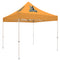 Standard Tent with 2 Imprints on Orange Canopy