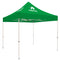Standard Tent with 2 Imprints on Emerald Canopy