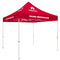 Standard Tent with 4 Imprints on Cherry Canopy