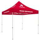Standard Tent with 8 Imprints on Cherry Canopy