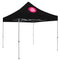 Deluxe Tent with 1 Imprint on Black Canopy