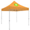 Deluxe Tent with 1 Imprint on Orange Canopy