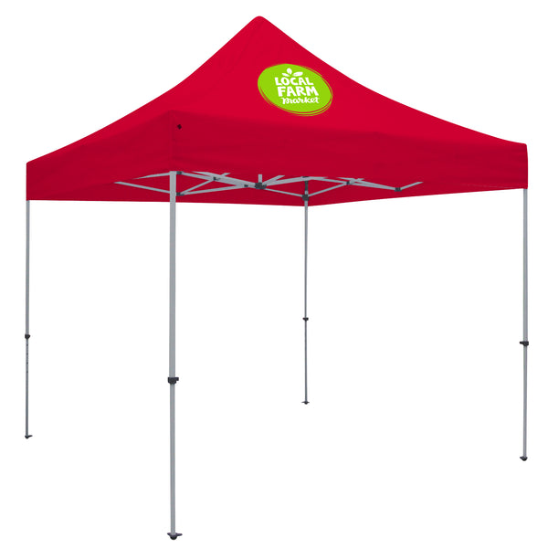 Deluxe Tent with 1 Imprint on Cherry Canopy #Color_Cherry 1795