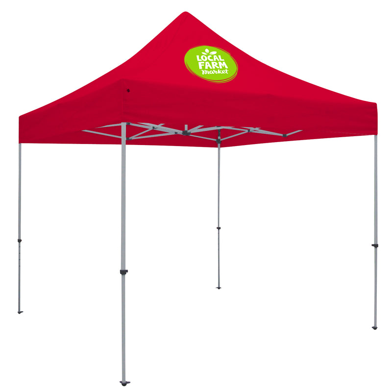 Deluxe Tent with 1 Imprint on Cherry Canopy