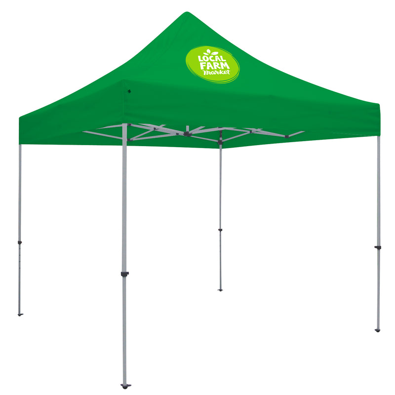 Deluxe Tent with 1 Imprint on Emerald Canopy