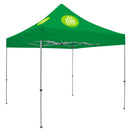 Deluxe Tent with 2 Imprints on Emerald Canopy