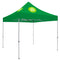 Deluxe Tent with 2 Imprints on Emerald Canopy