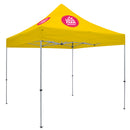 Deluxe Tent with 2 Imprints on Lemon Canopy
