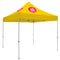 Deluxe Tent with 2 Imprints on Lemon Canopy