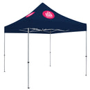 Deluxe Tent with 2 Imprints on Navy Canopy