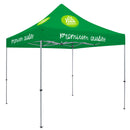 Deluxe Tent with 8 Imprints on Emerald Canopy