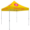 Deluxe Tent with 4 Imprints on Lemon Canopy