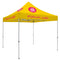 Deluxe Tent with 8 Imprints on Lemon Canopy #Color_Lemon 109