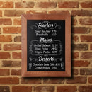 Chalkboard | Hardwood Framed | Black or Brown
