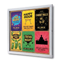 Bulletin board in a pub advertising bar events