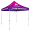 10' x 10' Standard Tent Kit with Custom Graphics Canopy and Steel Frame Construction, Full Color - Dye Sublimation