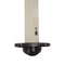 Close up of standard tent leg base for securing to ground
