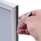 Outdoor Sign Holder for Countertop | with Adhesive Bottom | Double Sided | Slide-in Signs