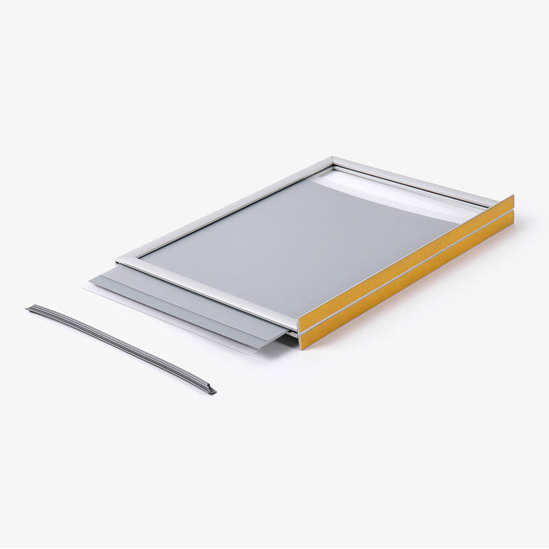 Outdoor Sign Holder for Countertop | with Adhesive Bottom | Double Sided | Slide-in Signs