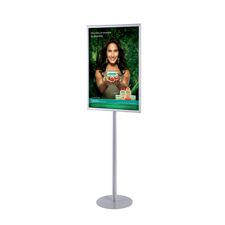 Sign Stand with aluminum snap-open sign holder