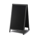 Black A-Frame Chalkboard Sign full view made of deluxe hardwood AF-CH-BL-46