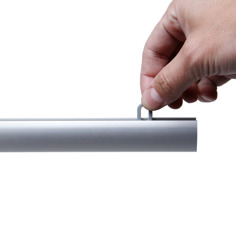 Inserting hanging hook into Banner rail