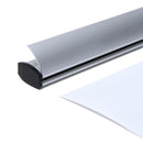 Inserting banner into banner rail