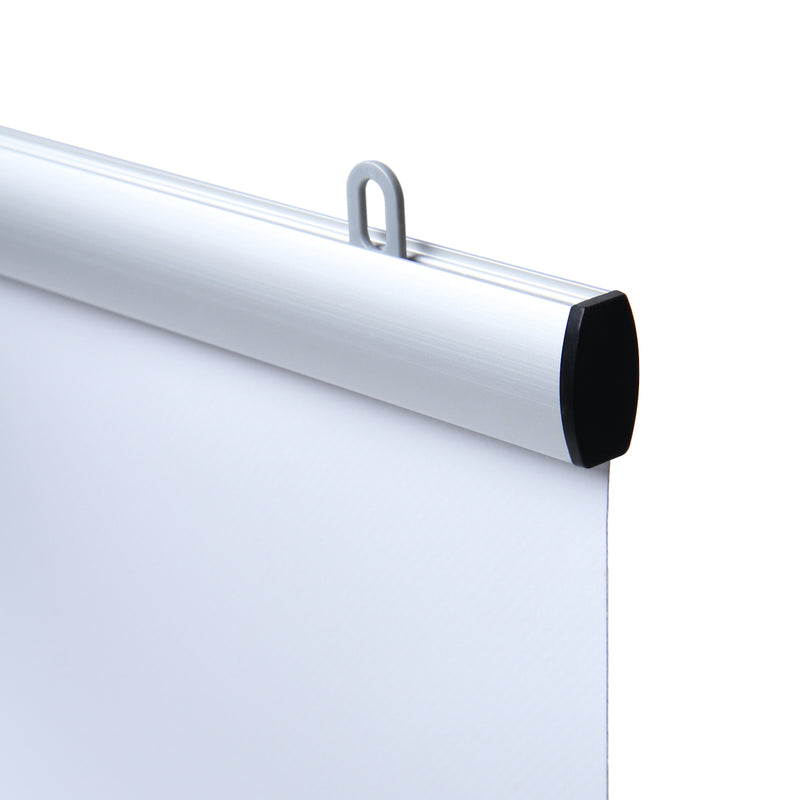 Hanging banners with banner rail