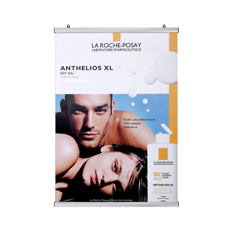 Banner Rails with Hinged Snap Open Design, made of aluminum