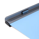 Detailed view of banner rail snap open