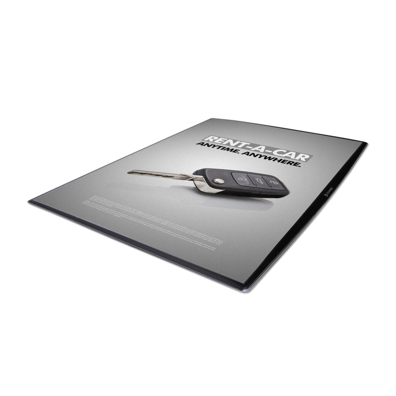 Counter Mat with poster - car rental promo sign CM-8-5-11
