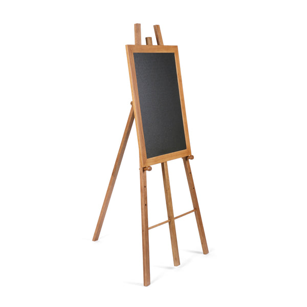 Brown Wood Easel with Chalkboard EASEL-W-LB #Color_Brown Ch