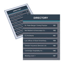 Office Sign Frame - Directory Printed on Poster GR-DF-M37-18-24
