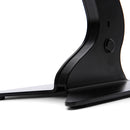 Detailed front view of the black iPad stand base IPAD-CS-GR-BL-10