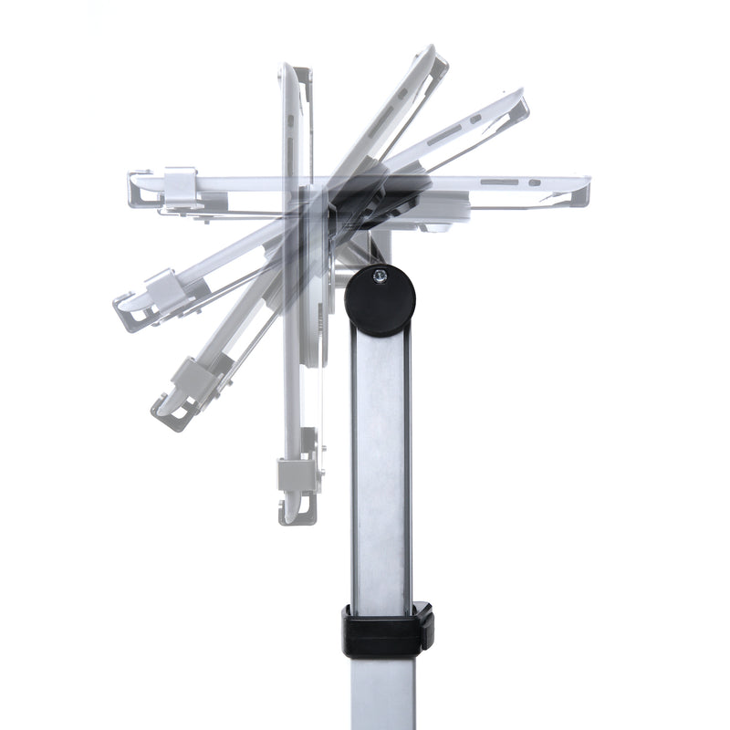 Rotating tablet holder - portrait or landscape.