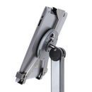 Locked iPad in tablet holder clamp
