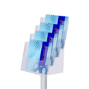 Flyers in Literature pedestal with acrylic pockets.